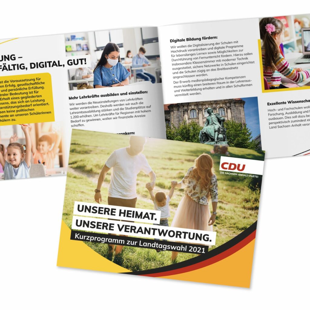 Regierungsprogramm CDU Sachsen-Anhalt 2021