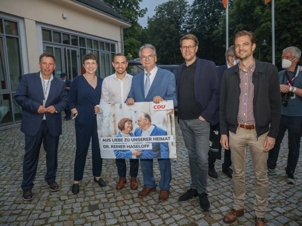 Wahlparty CDU Sachsen-Anhalt 2021